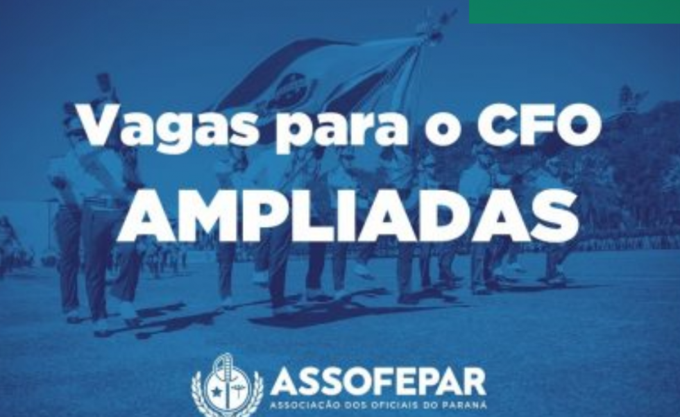 Ampliação de vagas CFO Ampliação de vagas CFO