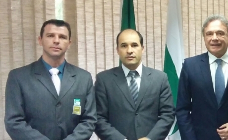 Visita ao SenadorAlvaro Dias. Junto com a Delegação do PR está o Cel. PMESP Muler, assessor do Dep. Fed. Major Olímpio.