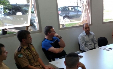 Encontro no 10º BPM, em Apucarana