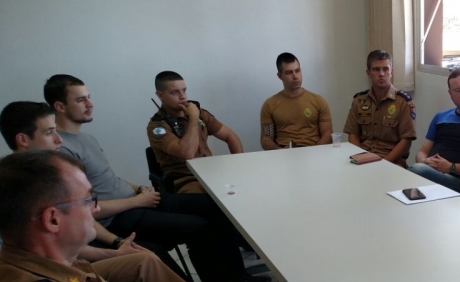 Encontro no 10º BPM, em Apucarana