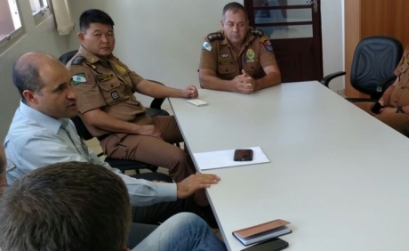 Encontro no 10º BPM, em Apucarana